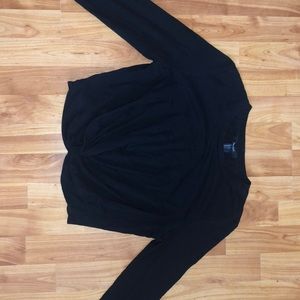Long sleeve crop top